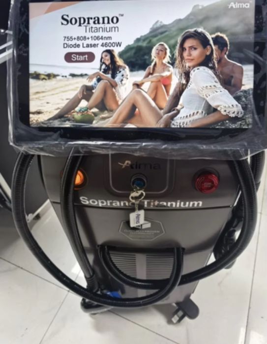 Laser diodowy Alma Soprano Titanum 2 głowice 4600w nowy gwarancja