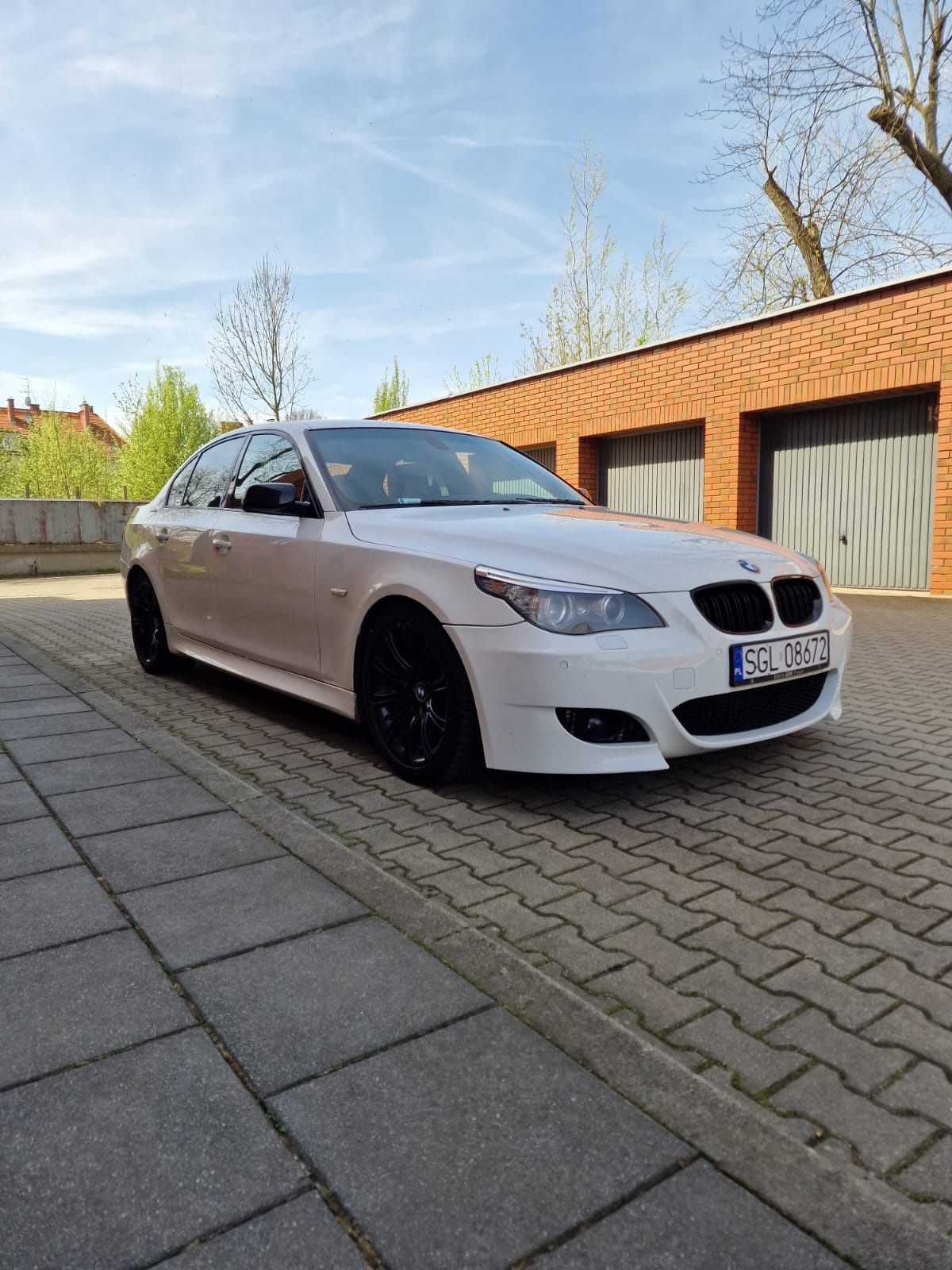 BMW E60 525d 530d 535d biały 6lat w jednych rękach