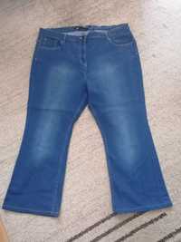 Spodnie damskie - jeans - niebieski kolor  elastan
