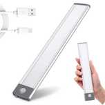 Lampka BEZPRZEWODOWA Listwa PODSZAFKOWA USB-C Led Czujnik Ruchu 23cm