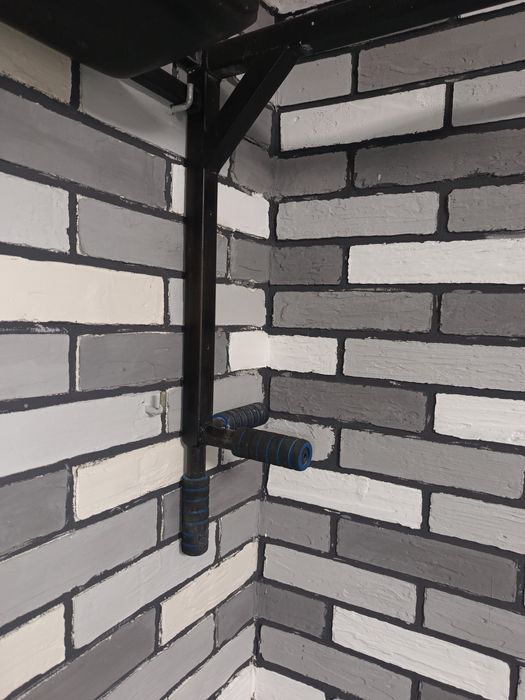 Настенный турник 3 в 1. Брусья, тренажёр на пресс, турник