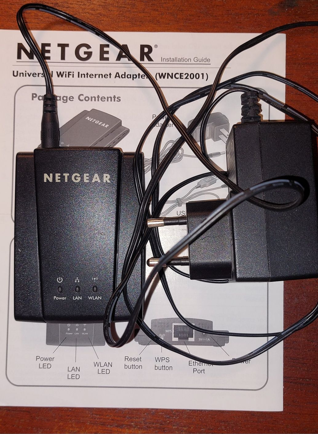 Bezprzewodowy adapter NETGEAR universal wifi Internet adapter WNCE20