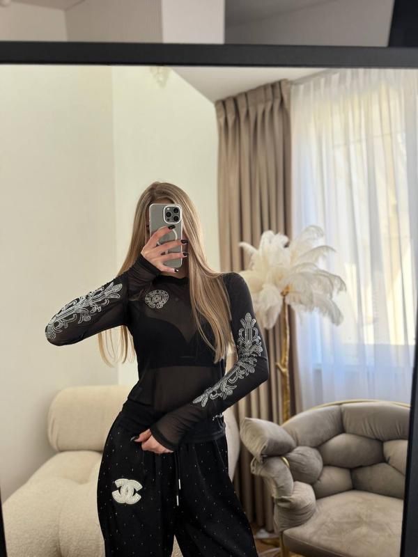 Лонгслів Chrome Hearts жіночій