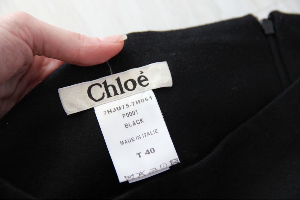 Шерстяная юбка Chloe 100% шерсть Оригинал
