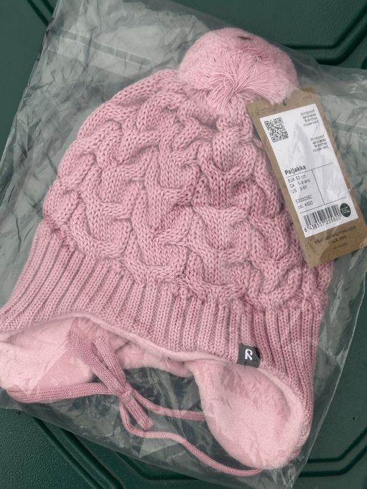 Нова. Шапка Reima вовняна на завязках Paljakka р.50-52