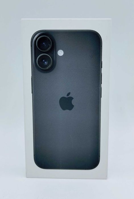NOWY iPhone 16 128GB Black 12miesięcy gwarancji FV 100%bateria