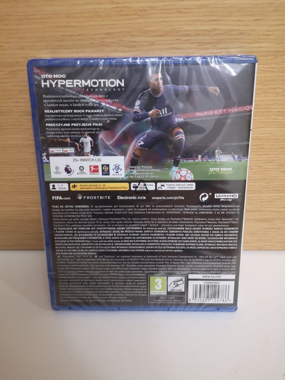 Gra FIFA 22 PlayStation 5 PS5 nowa zafoliowana