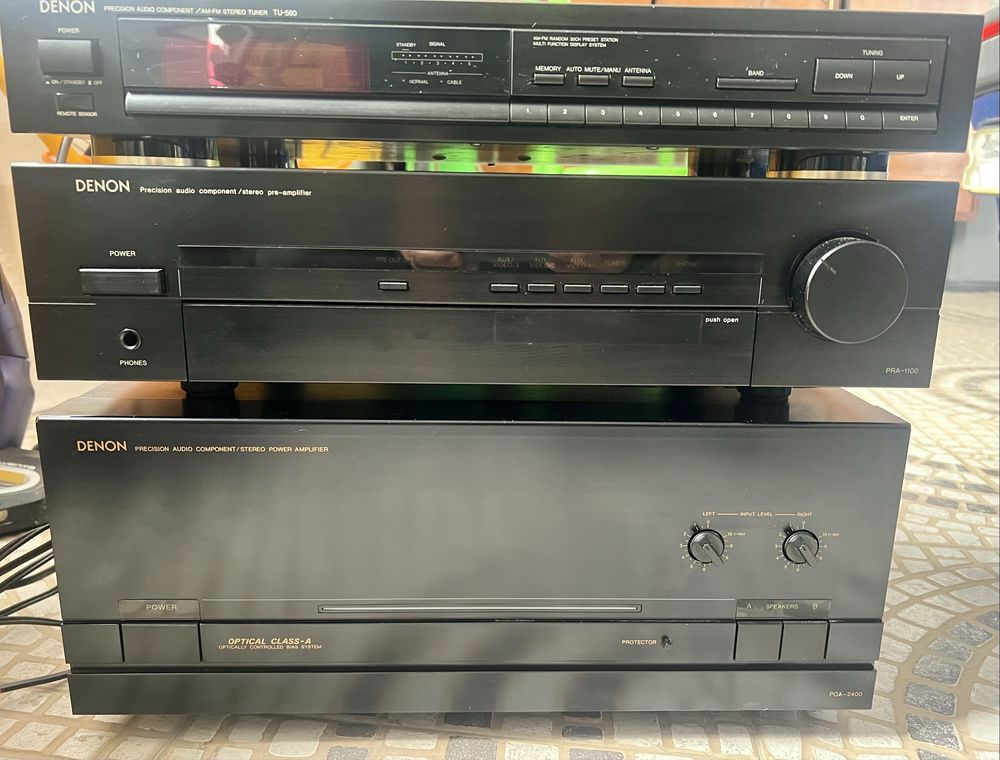 Denon Poa-2400+Pra-1100+TU-560