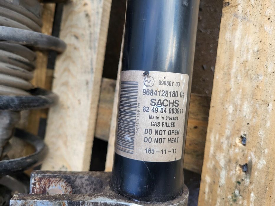 citroen berlingo ii amortyzator przód lewy prawy komplet