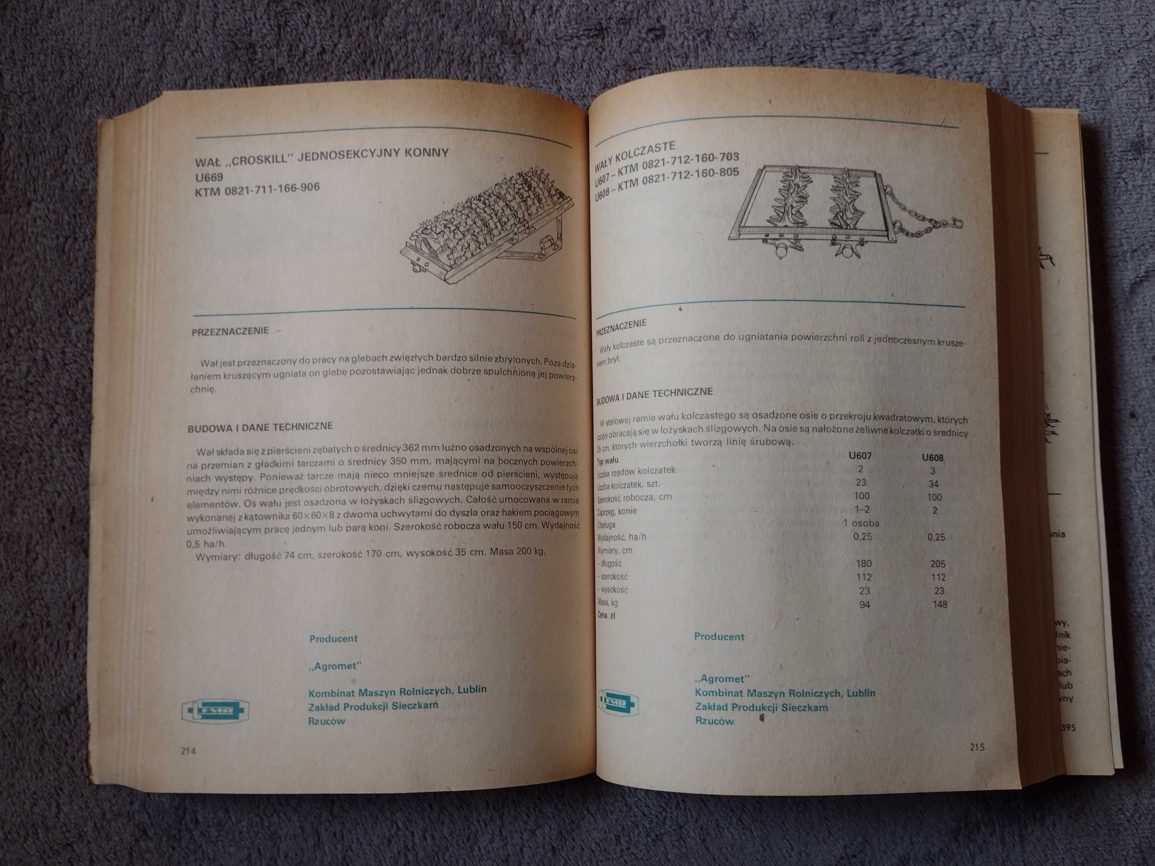 Informator Agroma 1984/85 - katalog maszyn rolniczych