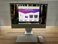 Apple iMac 24 M1 16gb 512gb A2438 27 srebrny stan perfekcyjny FV