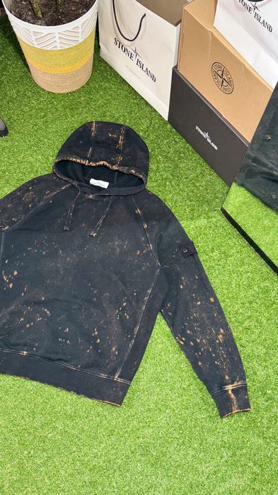 Stone Island OFF dye худи черный