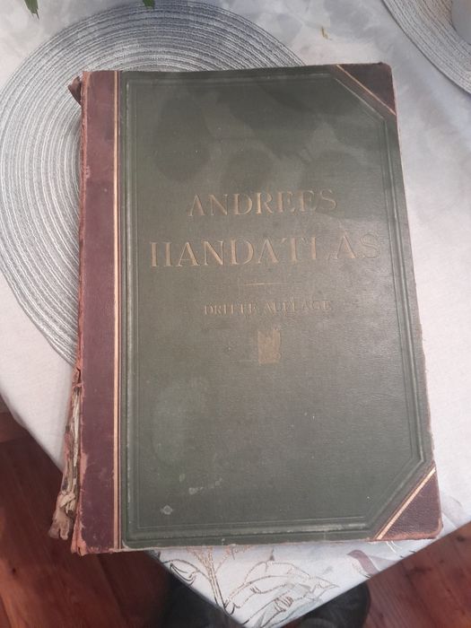 Atlas niemiecki stary 1896r