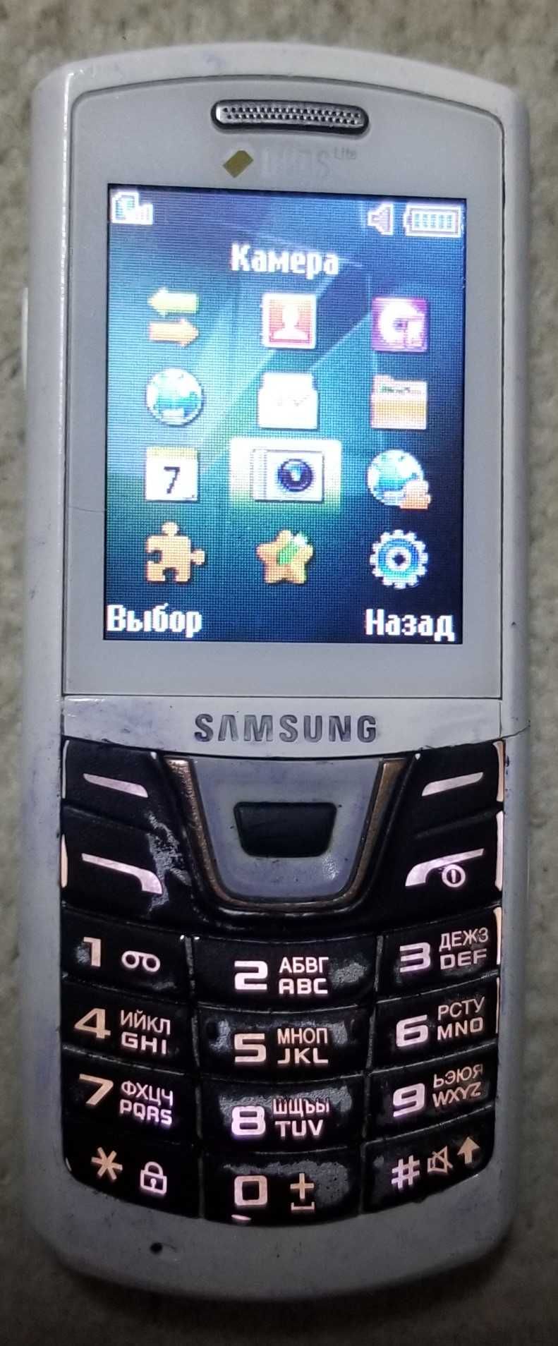 Дома звонилка с зарядкой SamsungGT- E2152 2сим не Sharp nokia