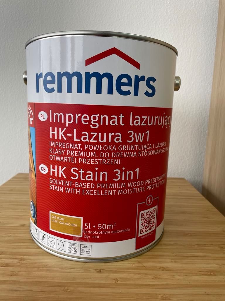 Remmers HK-Lazura impregnat 3w1 5L / różne kolory