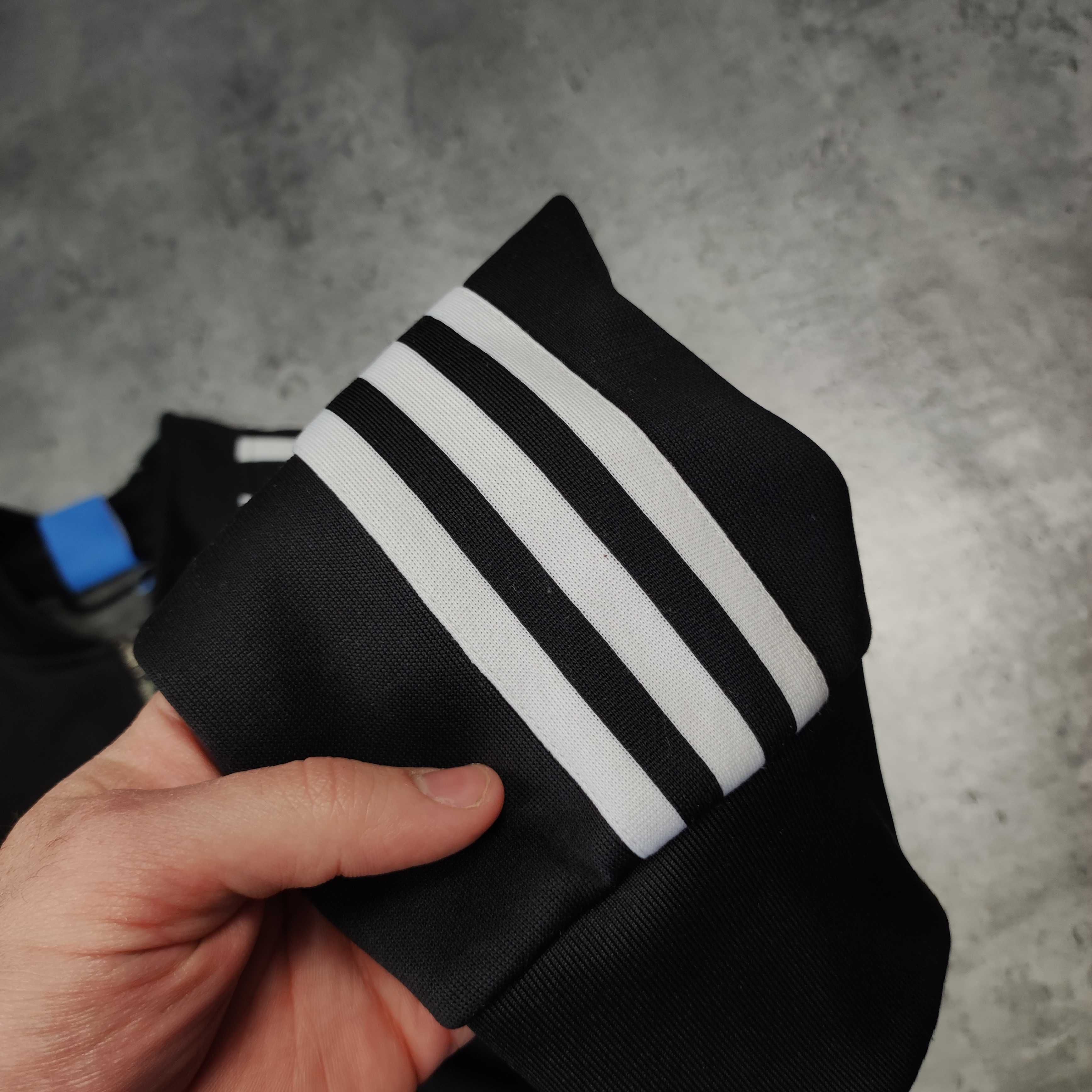 MĘSKA Elegancka Bluza PREMIUM Adidas Bomberka 3 Paski Logo Originals
