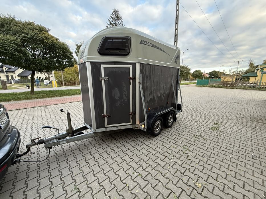 Przyczepa Do Przewozu 2 Koni Bydła Żywca Bukmanka Koniara Koniowóz