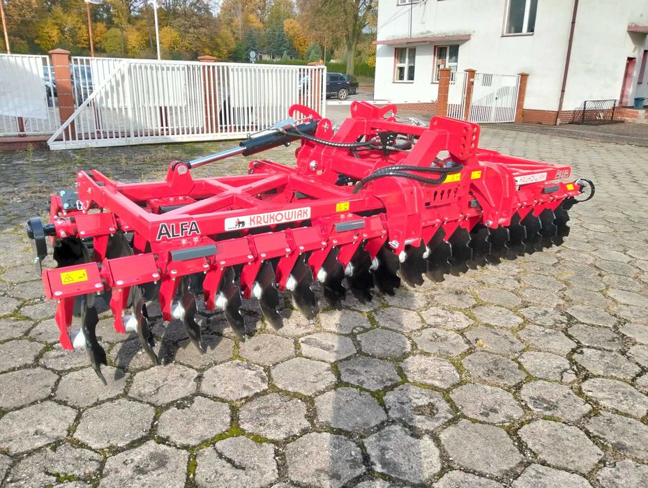 Brona Talerzowa Hydrauliczna ALFA H 4,5 m Krukowiak popokazowa