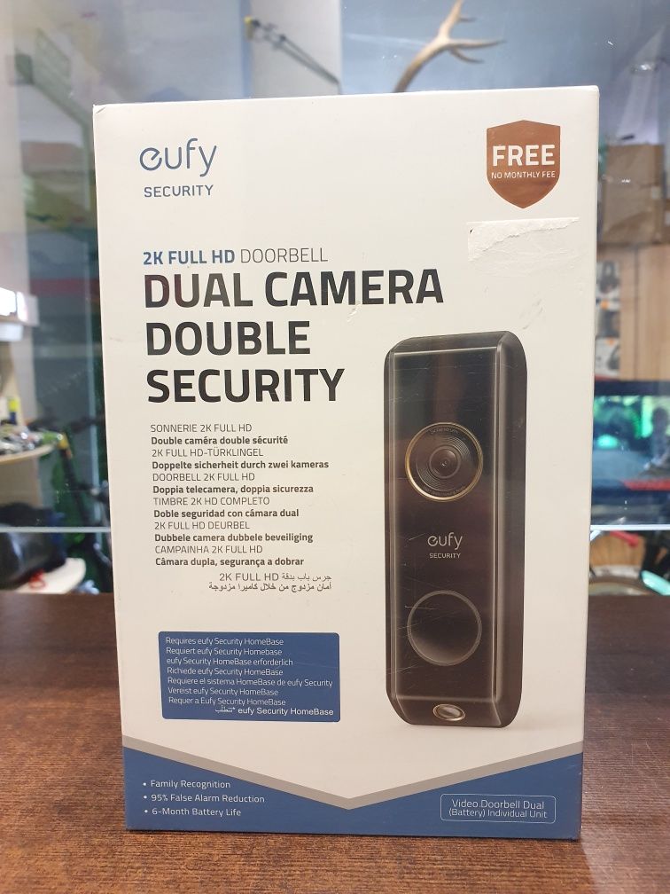 eufy Security Video Doorbell 2 S330 Dual Camera (z baterią) T8213
