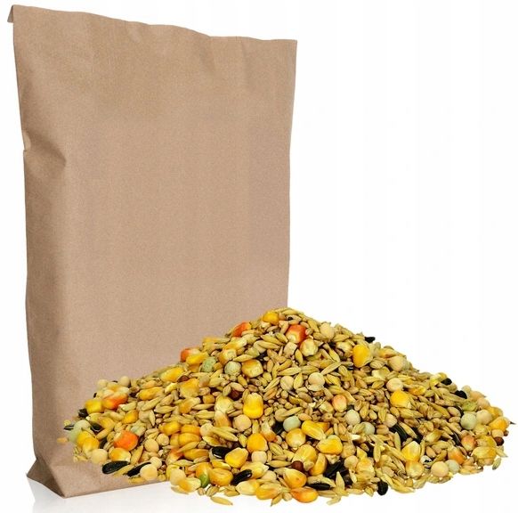 Karma dla dzikich ptaków 25kg. Mieszanka ziaren dla kaczek łabędzi