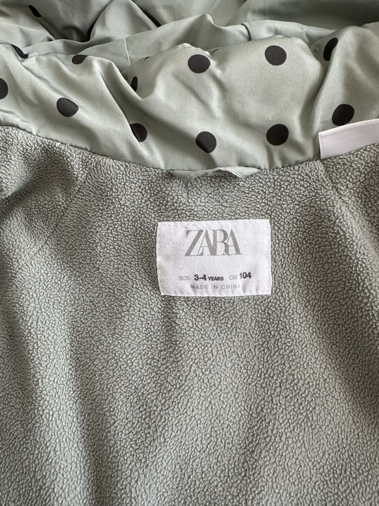 Куртка пуфер еврозима Zara Зара 3-4 года 104 рост