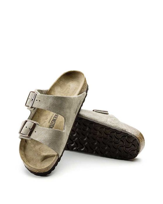 Босоніжки Birkenstock Arizona Suede Leather Taupe