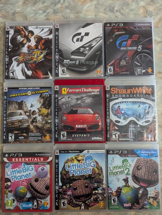 Ігри диски на PS3 Fifa UFC Little Big Planet Gran Turismo