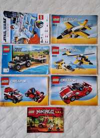 Instrukcja LEGO Creator 5867, 6912, City 60058, Star Wars 3866 etc