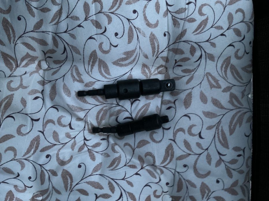 Набор ударних адаптерів перехідників шестигранка та квадрат 1/4 3/81/2