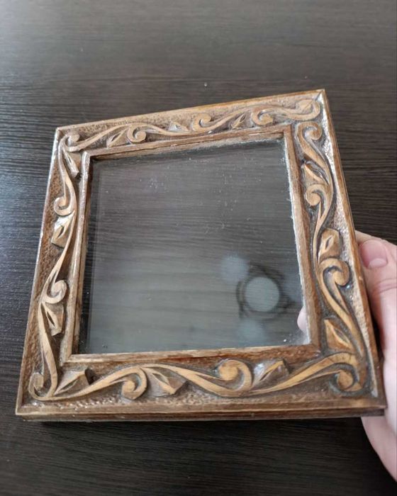 Рамка для фото дерево 17 на 17 см настенная фоторамка картина