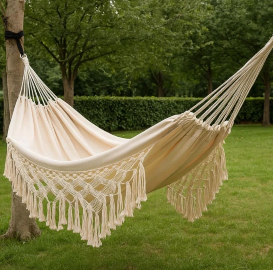 Nowy hamak boho z fredzalmi