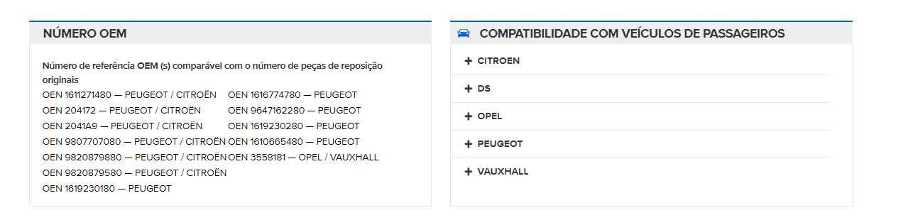 Embraiagem para Peugeot citroen