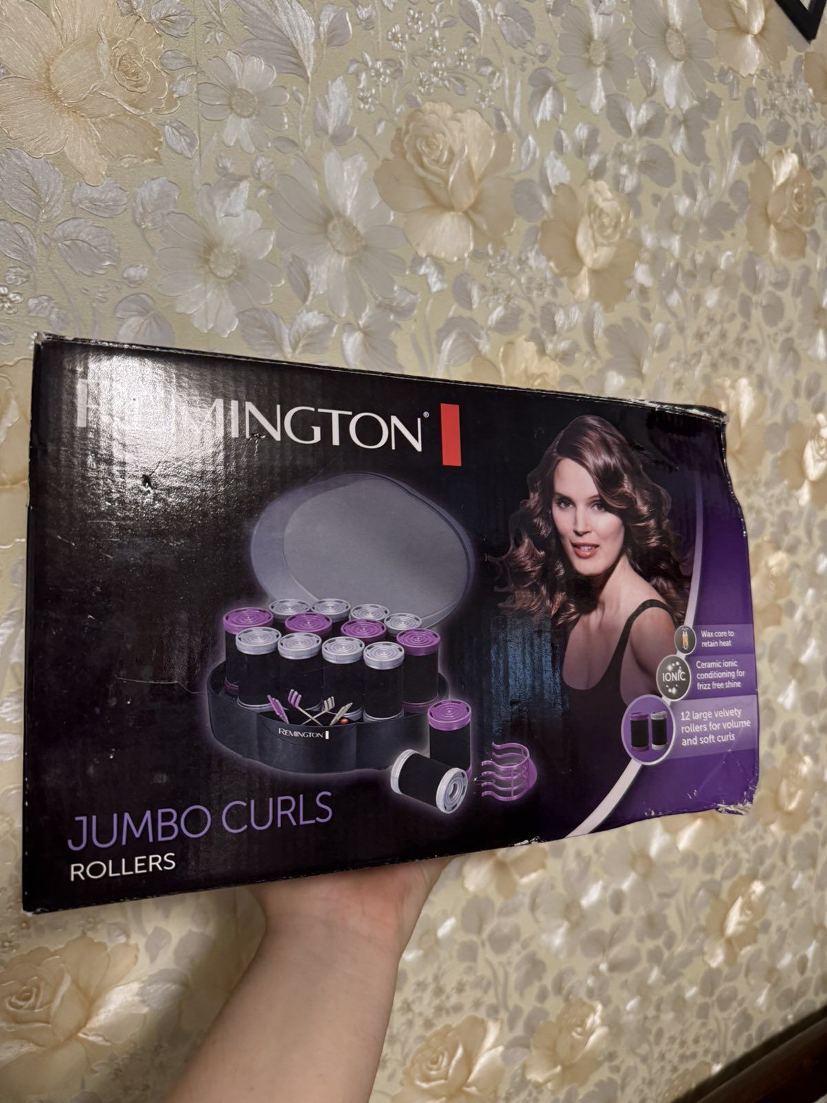 Бигуди термолоконы remington jumbo curls