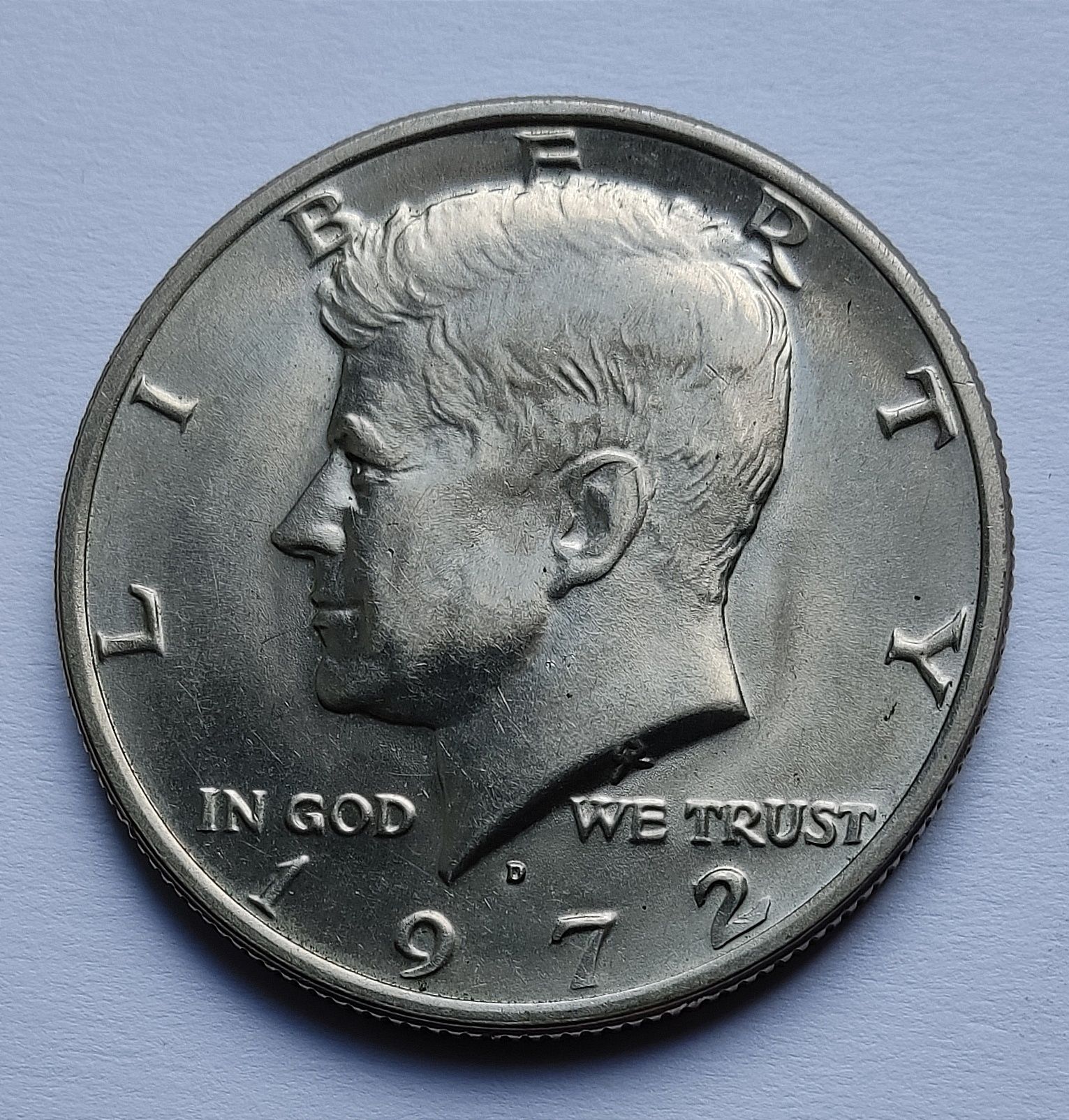 1/2 dolara half dollar 1972 D