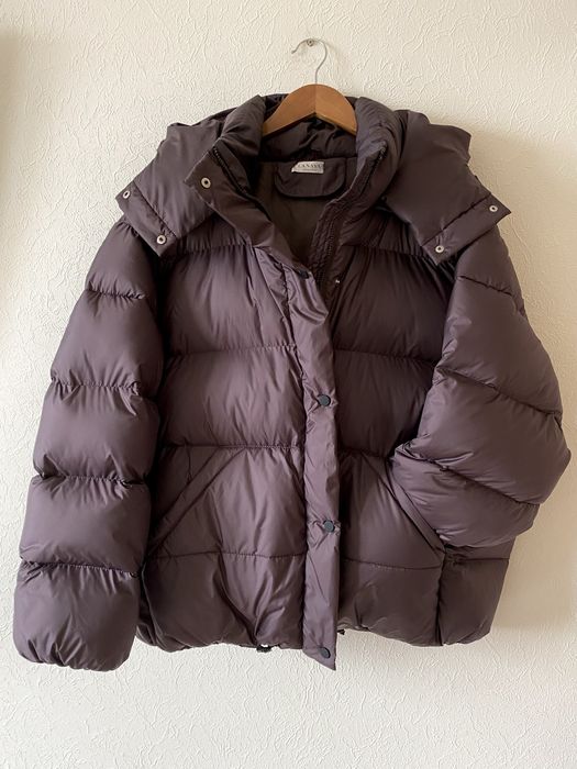 Пуховик шоколадного кольору Lanaya, пуфер, зимова куртка