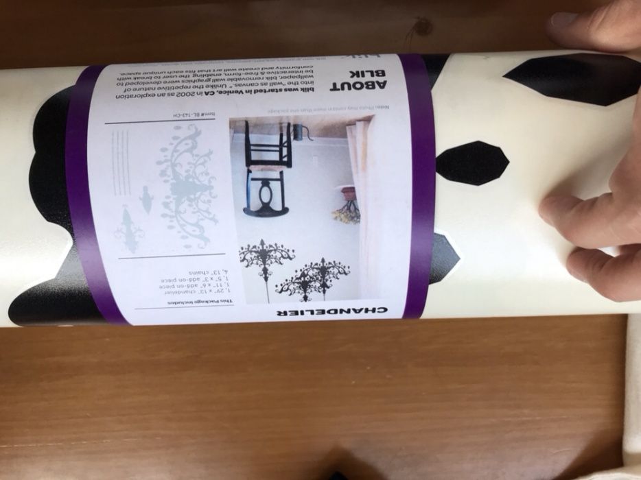 Autocolante de parede candelabro