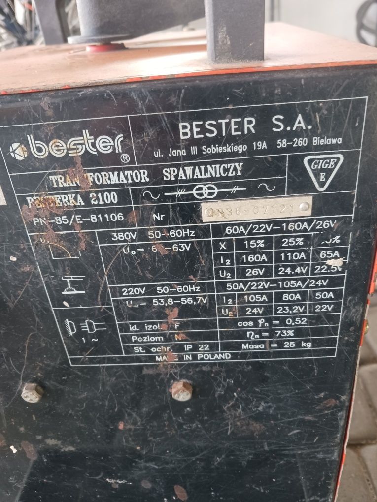 Spawarka transformatorowa  bester