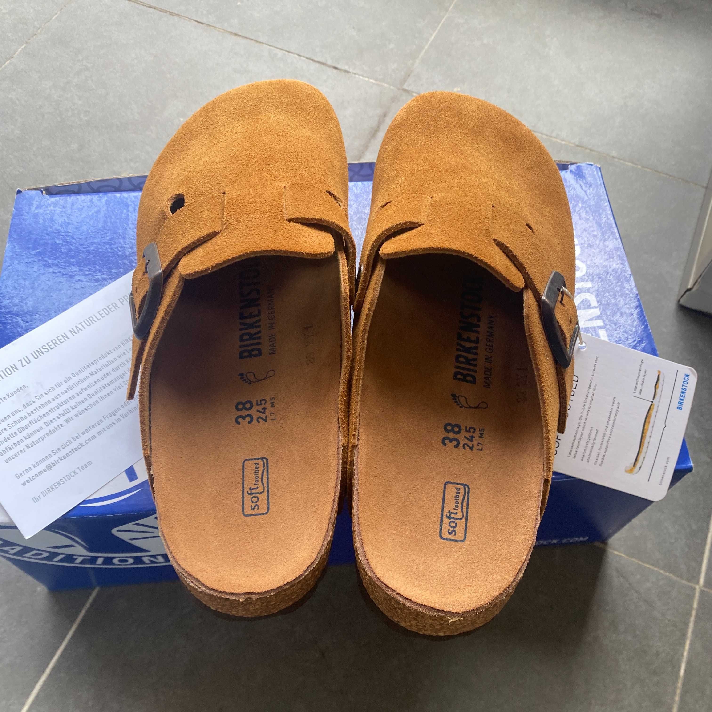 Miękka wkładka Birkenstock Boston
Zamszowa norka-EU38