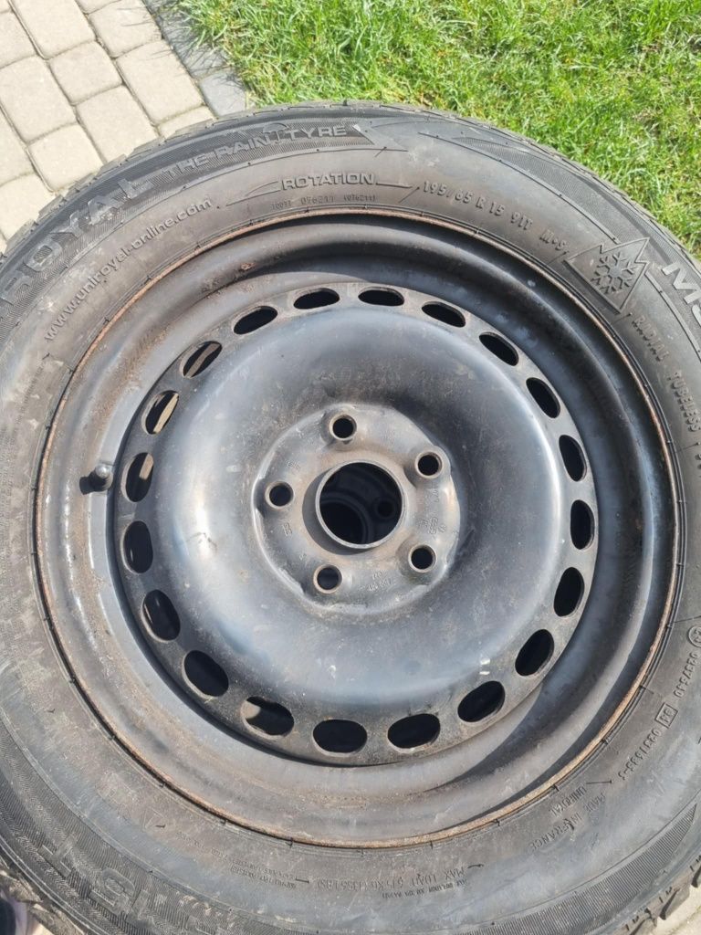 Opony zimowe z felga stalową