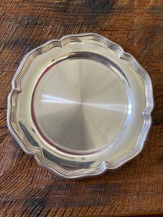 Aneleiras salvas de prata marcada contraste