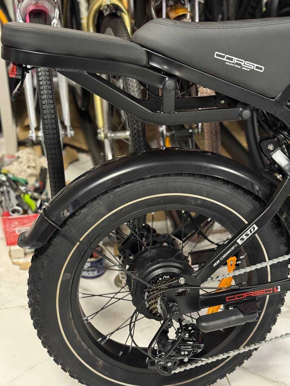 Електрофетбайк Corso 20" дюймів «Juster» потужністю 500W SHIMANO