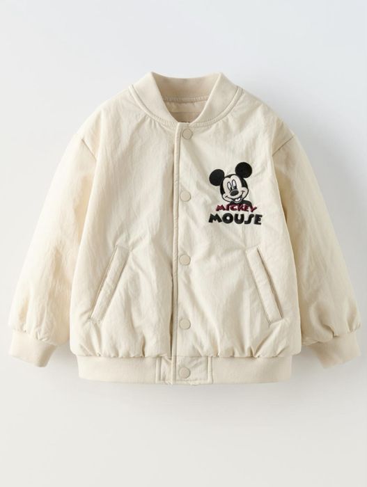 Куртка бомпер Zara з вишивкою, 116, 6 років