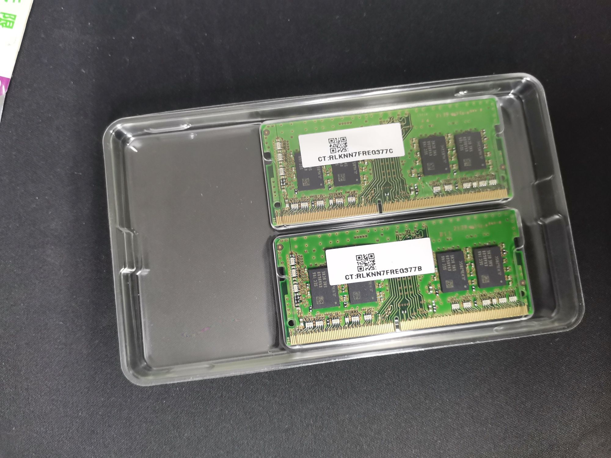 KIT RAMs Semi-novas DDR4 16GB (2 x 8GB) SODIMM 3200MHz SAMSUNG