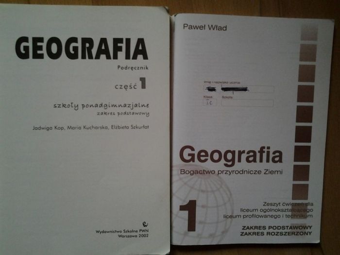 PWN Ortus geografia liceum technikum podstawowy rozszerzony podręcznik