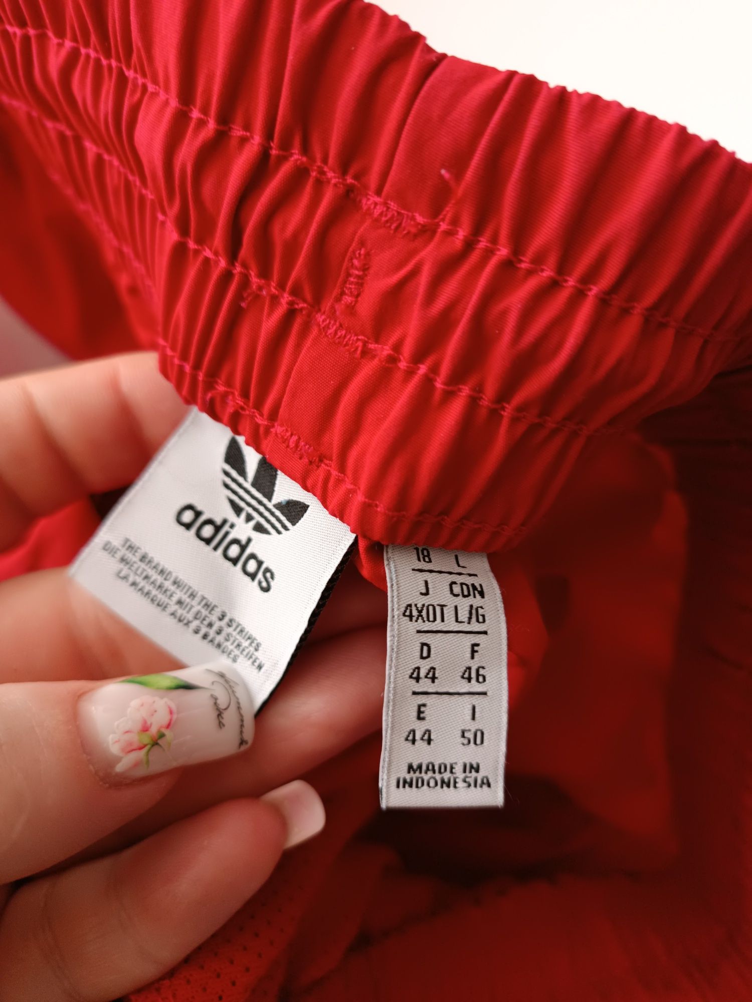Штани Adidas GD2238. Червоні