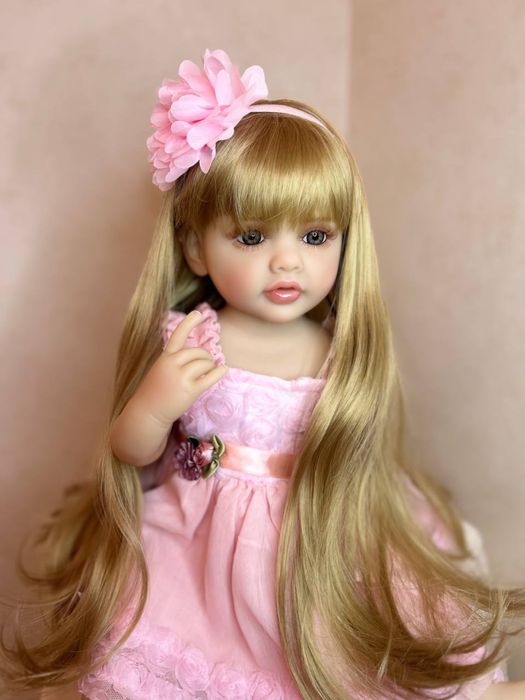 Реборн дівчинка реалістична 3Dшкіра Reborn лялька пупс кукла baby born