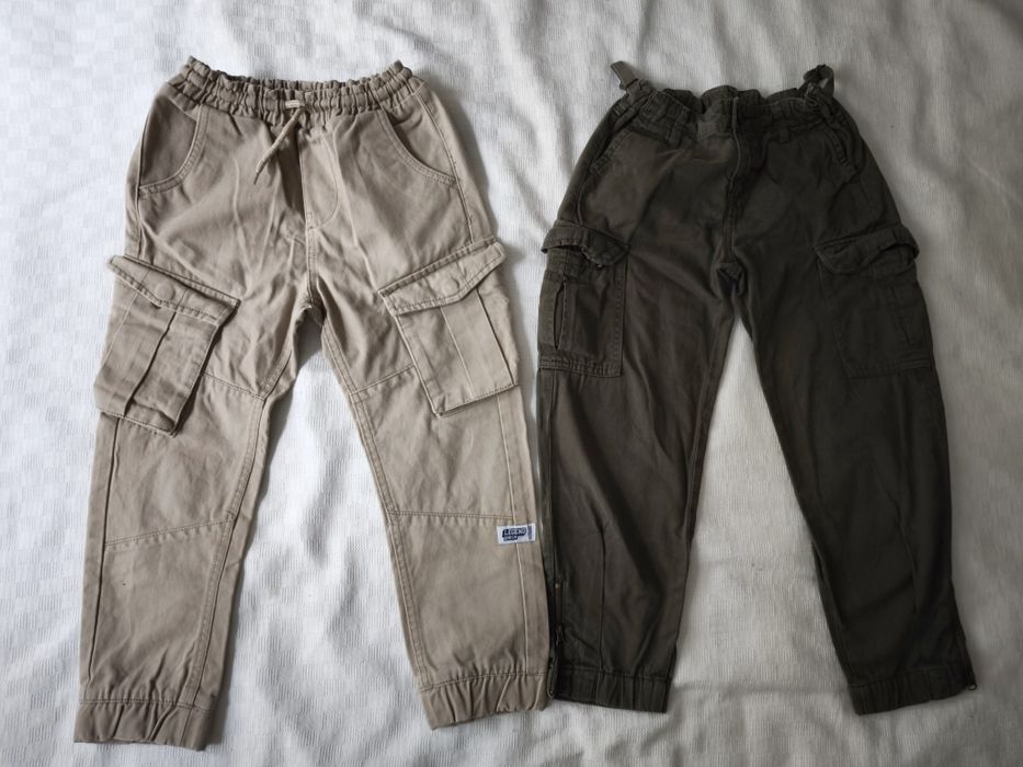 11x spodnie dresowe jeansowe chinosy bojówki rozmiar 122 H&M Converse