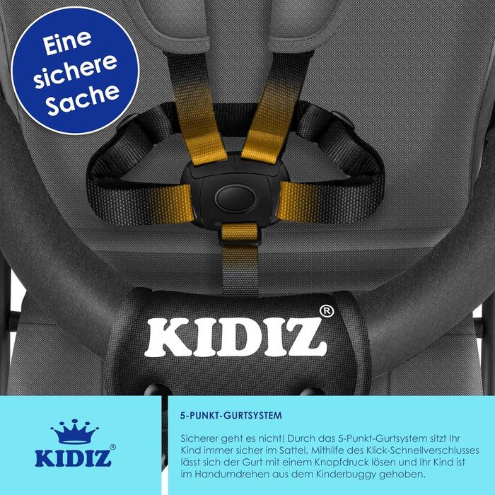 Nowy wózek dziecięcy City Buggy / sportowy/ KIDIZ / koła 360 !4221!