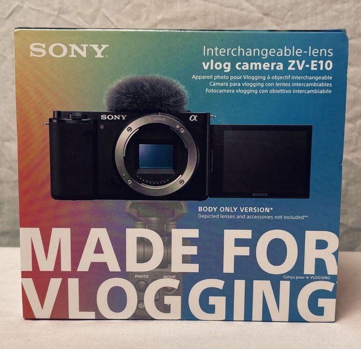 бездзеркальна камера Sony ZV-E10 Body Black