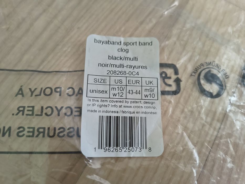 Crocs nowe oryginalny crocsy czarne grube porządne klapki